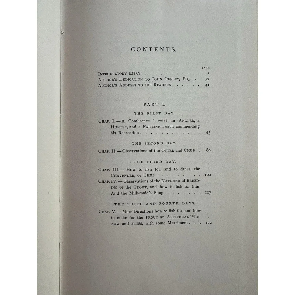 Rare Vintage 1953 HC Book THE COMPLETE ANGLER Izaak Walton Charles Cotton